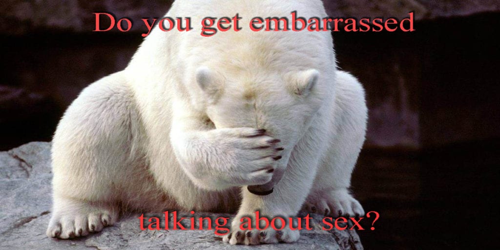 embarrassed by sex