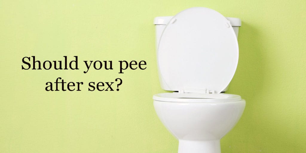 should you pee after sex