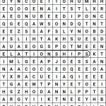 relationship wordsearch