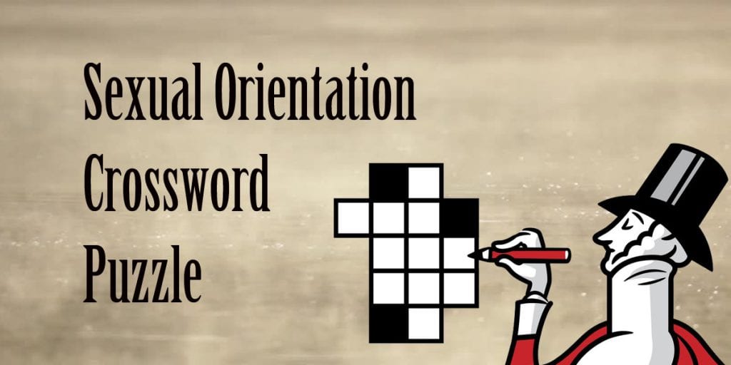 sexual orientation crossword