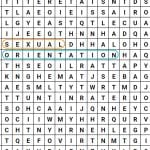 sexual orientations wordsearch