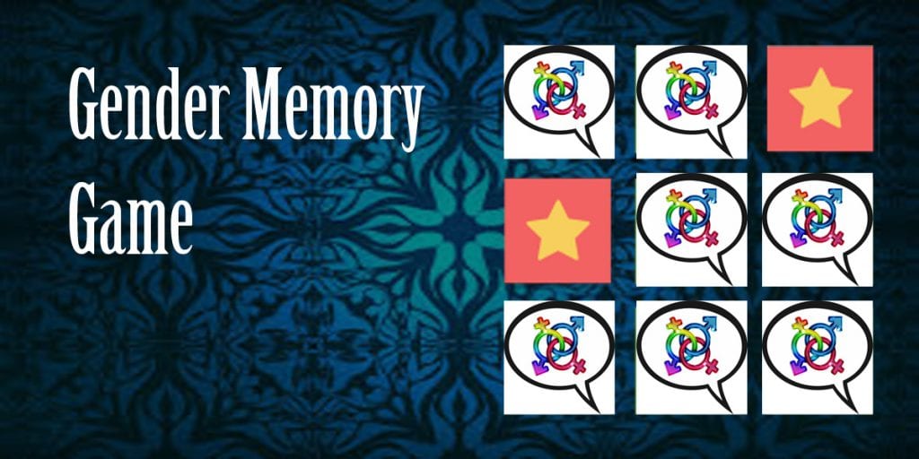 Gender memory game