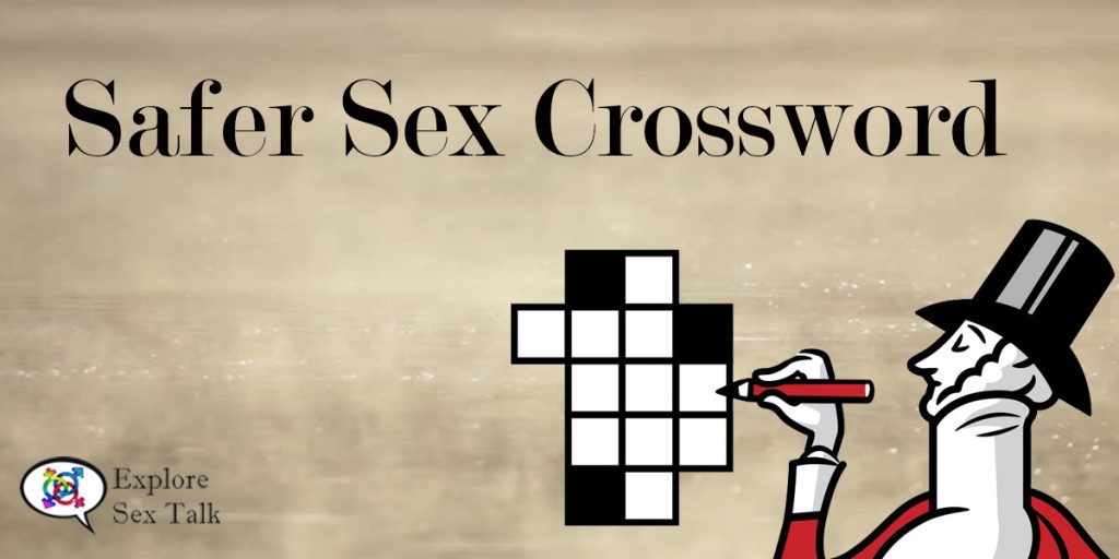 safer sex crossword game